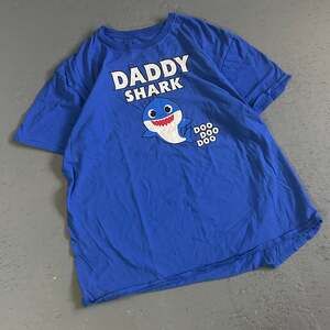 Pinkfong Baby Shark Daddy Shark Doo Doo Doo Blue Graphic T-Shirt